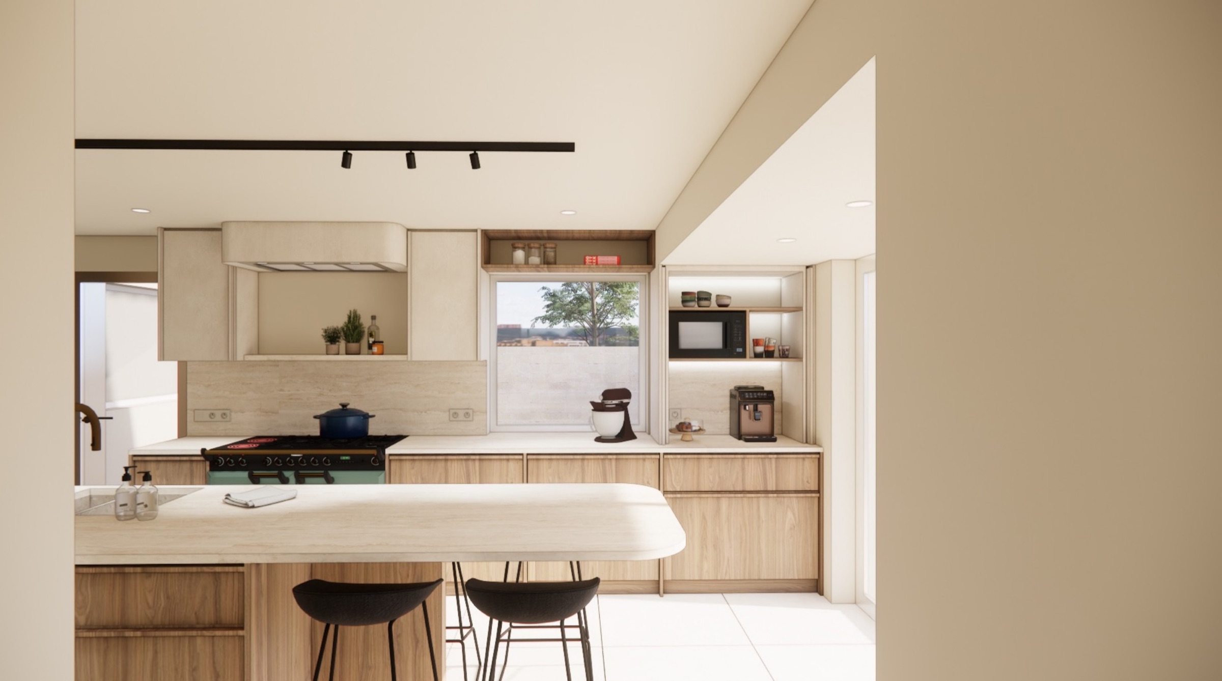 Visualisatie van maatwerk in de keukenrenovatie voor House BV